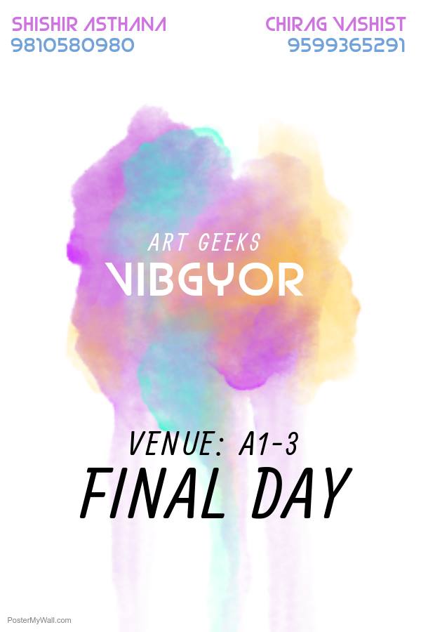 Vibgyor event day 3